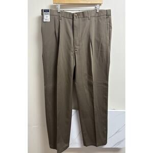 Timber Creek by Wrangler Mens Perfect Fit Pleated Khaki Pants 40x32